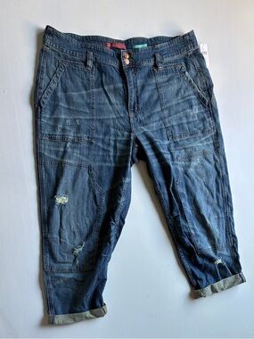 NWT Anthropologie Pilcro Jean 18w Distressed cropped $138

New with tags